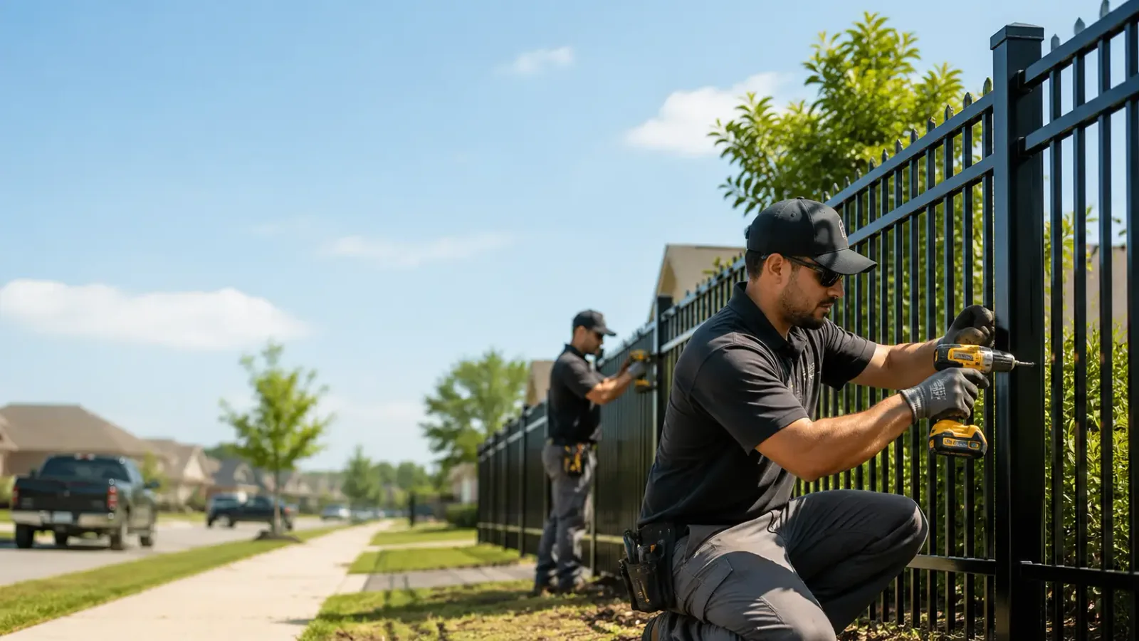Metal Fence Installation in Leopolis, WI